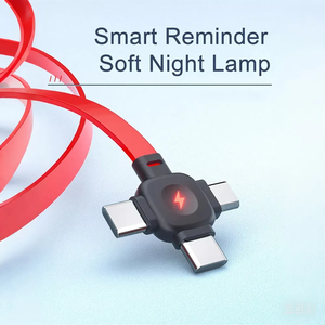 2025 새로운 디자인 휴대용 개폐식 Type-C 3 1 USB 케이블 15W 고속 충전 데이터 케이블 화웨이 프린터 크리스마스 선물 - Product Image 6