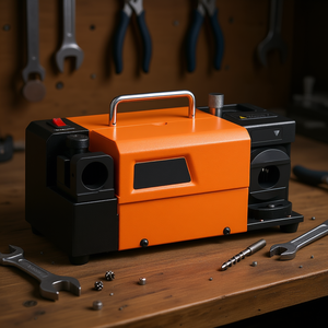 Afilador de Brocas Eléctrico Profesional D0100XU4MIW, Ajustable de 3-15 mm, Ángulo de Punta de 95-135 Grados, 13 Mandriles CBN - Product Image 2