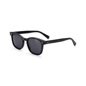 2024 Custom Wholesale Simple Polarized Women Acetate Glasses High Quality Acetate Sunglasses Polarized For Mens Women