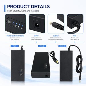 Alimentatore di Backup Portatile WGP, Mini <span class=keywords><strong>UPS</strong></span> Online DC 12V 3A <span class=keywords><strong>per</strong></span> Telecamere CCTV, Mini PC Desktop, Inverter - Product Image 2