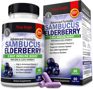 Hot bán đen Cơm cháy Syrup chiết xuất kẽm và vitamin C 3 gam % Cơm cháy viên nang cho hỗ trợ miễn dịch - Product Image 1