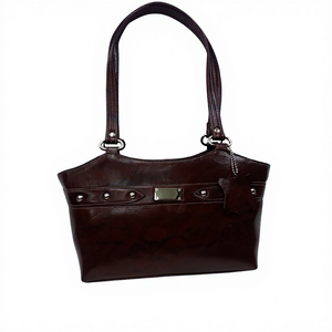Bolsos de Mano Portátiles Impermeables de Cuero Vacuno Genuino de 1-1.9L de Capacidad, BS INTERNATIONAL NA278, Correa Única, Hecho en India, para Bodas - Product Image 5
