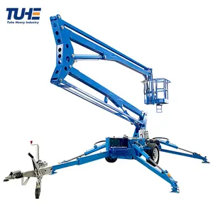 8M-22M Zoomlion New Theo Dõi Towable Tự Hành Towable Khớp Nối Boom Lift Cho Thuê Man Lift Làm Việc Trên Không Nền Tảng