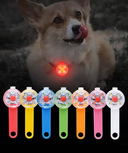 Collar, Correa y Arnés Luminosos para Perro, Luces Elegantes para Perro, Etiqueta de Perro con la Frase 'Im the Boss', Llavero Rojo para Paseos Nocturnos - Product Image 2