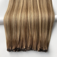 Haiyi Invisible Invisible Sew in Genius Weft Léger 20g 25g pour Cheveux Naturels Fins Sans Enchevêtrement Sans Perte Double Drawn