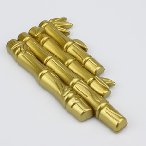 Golden Bamboo Cake Topper Plastic Reusable Birthday Decoration Ornament Rectangle Shape - Product Image 5