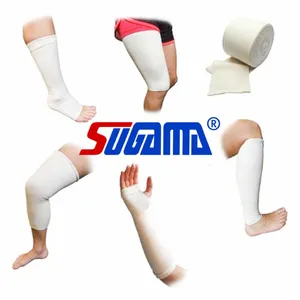 Yüksek elastik destek vücut % 100% pamuk/Polyester tübüler bandaj