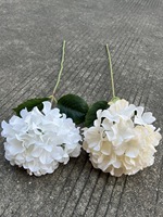 Ivoire vrac blanc rose vif hortensias fleurs artificielle soie fleur hortensia pour mariage Table pièce maîtresse décor
