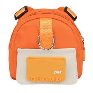 Pet Mochila De Grande capacidade Com Trela Dog Snack Bag Sacos De Escola Portátil Conveniente Para Cães Trelas Poop Bags Fornecedor de animais