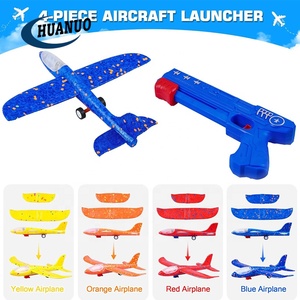 Kinder Outdoor Flying Toy LED Schaum Flugzeug segel flugzeug mit 2 Flug modus 4er Pack Flugzeug werfer Spielzeug - Product Image 2