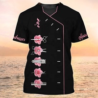Vêtements de travail pour salon de beauté et barbier FYD, chemises et blouses pour coiffeurs, uniformes pour hommes, très demandés