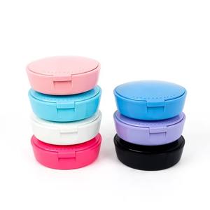 다채로운 치과 보철물 상자 교정기 리테이너 마우스가드 보관 여행용 케이스 거울 포함 평생 보증 클래스 I - Product Image 6