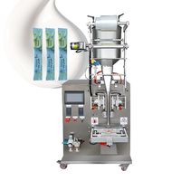 Machine d'emballage automatique VFFS pour sachets à scellage arrière de sauce ketchup, miel, lait liquide, jus et sachets d'eau