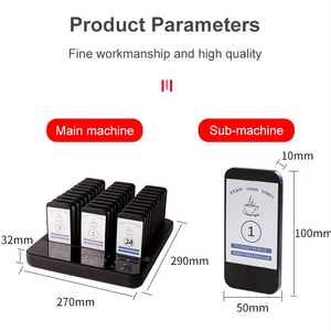 Nhà hàng hàng đợi callin hệ thống khách hàng người gọi không dây equment không thấm nước callin thiết bị nhà hàng máy nhắn tin - Product Image 5