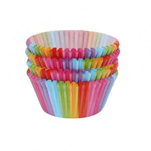 Molde para Pastel de Grado Alimenticio, Libre de BPA, Juego de 12 Moldes Redondos Multicolores para Cupcakes y Pasteles - Product Image 5