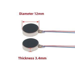 <span class=keywords><strong>Motor</strong></span> Elétrico Vibratório Mini Escovado Personalizado 12*3.4mm <span class=keywords><strong>3V</strong></span> Tipo Moeda para Uso em Barcos do Fabricante Líder - Product Image 5