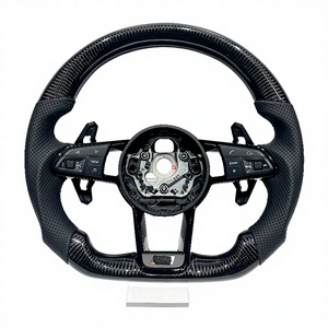 Volant en cuir personnalisable directement de l'usine pour <span class=keywords><strong>Audi</strong></span> R8 TTRS C6 C7 S7 S4 A4 B8 RS3 SQ5 S5 B9 A6 C8 A3 2018 - Product Image 1