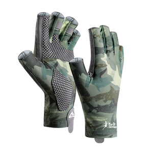 Wholesale Fingerless Fishing <strong>Gloves</strong> Lightweight Uv Protection Sun <strong>Gloves</strong> Men Women for Kayaking Hiking Paddling Canoeing <strong>Rowing</strong> - Product Image 1