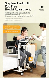 <span class=keywords><strong>Silla</strong></span> Elevadora Hidráulica Plegable Portátil Defeng para Transferencia <span class=keywords><strong>de</strong></span> <span class=keywords><strong>Pacientes</strong></span>, <span class=keywords><strong>Silla</strong></span> <span class=keywords><strong>de</strong></span> <span class=keywords><strong>Ruedas</strong></span> <span class=keywords><strong>de</strong></span> Enfermería para <span class=keywords><strong>Pacientes</strong></span> Médicos - Product Image 2