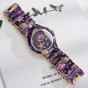 Handmade biểu tượng tùy chỉnh OEM thiết kế thương hiệu của riêng bạn đồng hồ đặt hàng thấp cổ điển bán buôn thạch anh Con trỏ bằng gỗ quay số 40mm UNISEX xem - Product Image 5