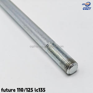 Malaysia Future110 <span class=keywords><strong>125</strong></span> Ensemble d'essieu de roue avant, pivot de bras oscillant arrière pour Honda Lc135, arbre de roue arrière, boulon, pièces de moto - Product Image 4