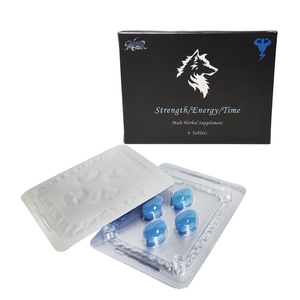 Suplemento Herbal en Pastillas Azules para Mejorar la Actividad y la Libido, Epimedium para Energía y Potencia Masculina - Product Image 1