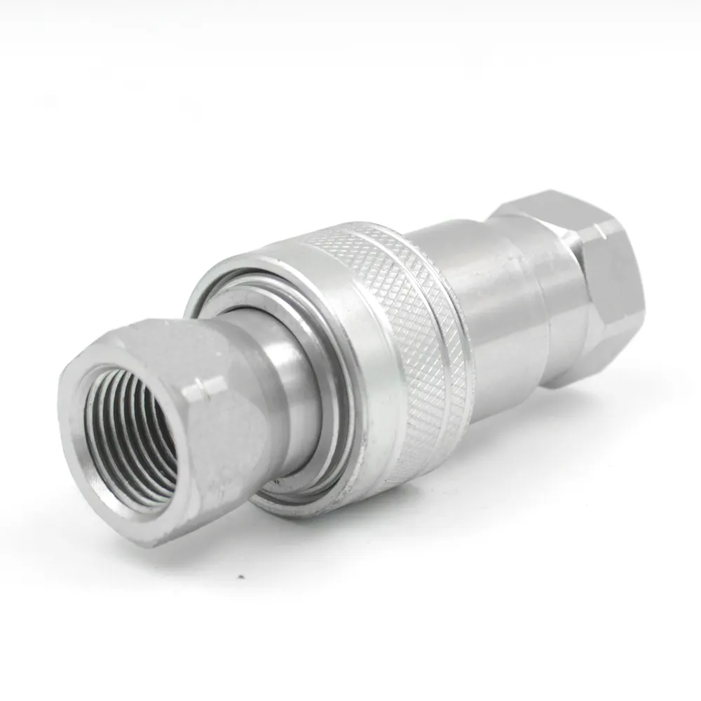 1/2 "NPT BSP 4000 psi פחמן פלדה פיוניר סגנון כדור טיפ בשני שקע תקע הידראולי צילינדר יציאת חיבור מהיר