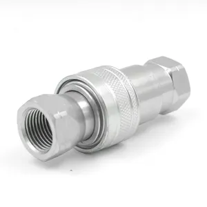 1/2 "NPT BSP 4000 psi de acero al carbono pionero estilo de punta de bola en ambos enchufe y enchufe cilindro hidráulico puerto rápido se conecta