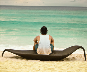 Mobilier moderne piscine d'hôtel chaise longue en rotin <span class=keywords><strong>tressé</strong></span> chaise longue en rotin - Product Image 5