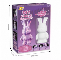 24-Color 60ml Peinture acrylique Verser Fluide Art Set Violent Bear sur Mixed High Flow Paper Box Craft Product