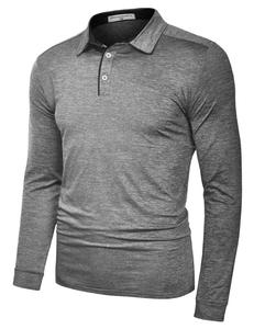 Compras en línea Ropa de invierno Al Aire Libre Atlético Hombres Polo Top Venta caliente Personalizado Secado rápido Transpirable Antiarrugas <span class=keywords><strong>Manga</strong></span> larga - Product Image 6