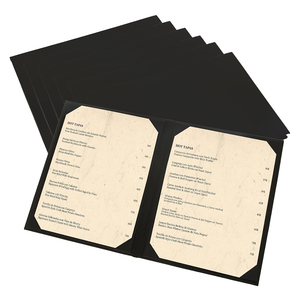 Đồ Dùng Khách Sạn & Nhà Hàng Bìa Menu Quầy Rượu Bằng Da Sang Trọng Bìa Thực Đơn A4 Có Logo Tùy Chỉnh - Product Image 3