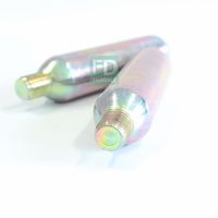 Cartouche de CO2 pour équitation 60cc 45g 50cc 38g Cylindres de gaz CO2 pour airbag de moto