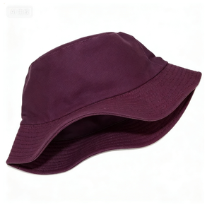 단색 프린트 자외선 차단 양면 폴리에스터/면 어부 모자 남녀 공용 아웃도어 하이킹용 - Product Image 2
