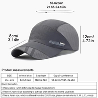 Nuevo Sombrero de Sol para Primavera, Gorra de Béisbol para Viajes al Aire Libre, Ajustable, de Secado Rápido, Transpirable, con Visera, Deportivo, Moderno