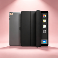 Housse de tablette en cuir magnétique détachable et fine, compatible avec iPad Mini 4, étui de protection avec support pliable à trois volets