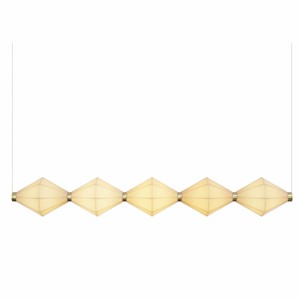 Lámpara colgante cuadrada minimalista moderna para comedor, candelabro LED de 5 luces, diseño de múltiples cabezales, control por interruptor, base para bombilla E27 - Product Image 5