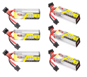 Batería Lipo HV 3S 11.4V 380mAh 90C/180C para Coches RC, Barcos, Helicópteros RC, Quadcopter, Dron de Carreras FPV, Repuestos - Product Image 1