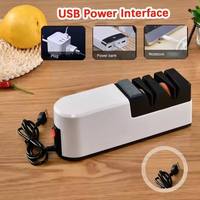 Aiguiseur de couteaux en diamant électrique domestique Portable professionnel à main pour l'affûtage de cuisine de ciseaux écologique