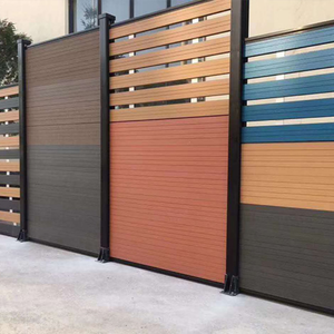 Panneau mural extérieur WPC très résistant aux chocs, panneau mural rainuré en PVC imperméable et ignifuge pour jardin et terrasse - Product Image 3