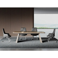 Meubles de bureau modulaires, table de conférence moderne, taille personnalisée