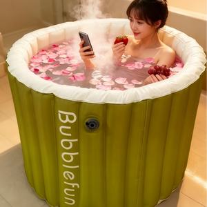 <span class=keywords><strong>Baignoire</strong></span> <span class=keywords><strong>pliable</strong></span> en PVC - <span class=keywords><strong>Baignoire</strong></span> <span class=keywords><strong>pliable</strong></span> multicolore pour la maison, la salle de bain d'hôtel et les espaces de vie compacts - Product Image 2