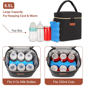 Pochette de voyage multifonctionnelle Grand sac de livraison de nourriture Sac <span class=keywords><strong>isotherme</strong></span> pour le déjeuner Sac <span class=keywords><strong>isotherme</strong></span> pour le lait maternel Sac <span class=keywords><strong>isotherme</strong></span> pour <span class=keywords><strong>biberon</strong></span> - Product Image 6