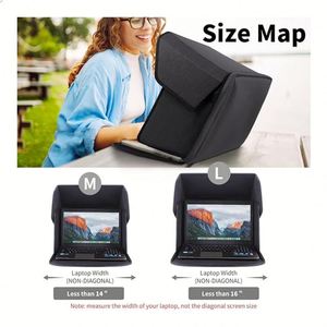 Hot Sale in Stock Outdoor <b>Laptop</b> Sun <b>Cover</b> Computer Privacy <b>Cover</b> Foldable Portable Protective <b>Cover</b> - Product Image 3