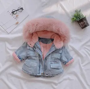 Thời Trang Mới Trẻ Em Mùa Đông Áo Khoác Cô Gái Mùa Đông Coat Kids Ấm Dày Lông Cổ Áo Trùm Đầu Dài Xuống Áo Khoác Cho Thiếu Niên 4Y-14Y