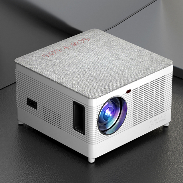 2022 New T55 Wireless Wifi Full Hd 1080p Portable Smart Home Outdoor Movie Video Led Projector Android 9.0os 5000 Lumens 400ans