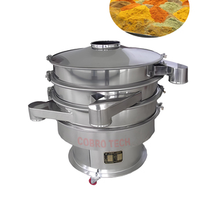 Cribadora Vibratoria Rotatoria de Acero Inoxidable para Harina de Yuca, Criba Vibratoria Vertical con Motor Vibratorio 100-500kg/h COBRO - Product Image 3