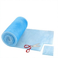 Rouleau de tampons filtrants en polyester 100% uni pour aquarium, pour un polissage efficace, favorisant une eau cristalline et saine dans les bassins et les réservoirs.