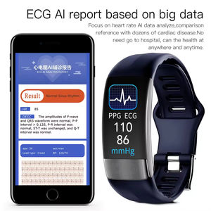 Montre intelligente P11 Plus <span class=keywords><strong>ECG</strong></span> PPG Moniteur de pression artérielle Moniteur d'oxygène Fréquence cardiaque Suivi de la température corporelle Étanche IP67 Tracker de forme physique - Product Image 6
