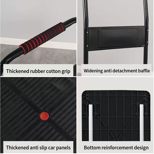 Factory Custom Steel Platform Hand Truck Folding <strong>Carts</strong> for Warehouse Trolley - Product Image 3